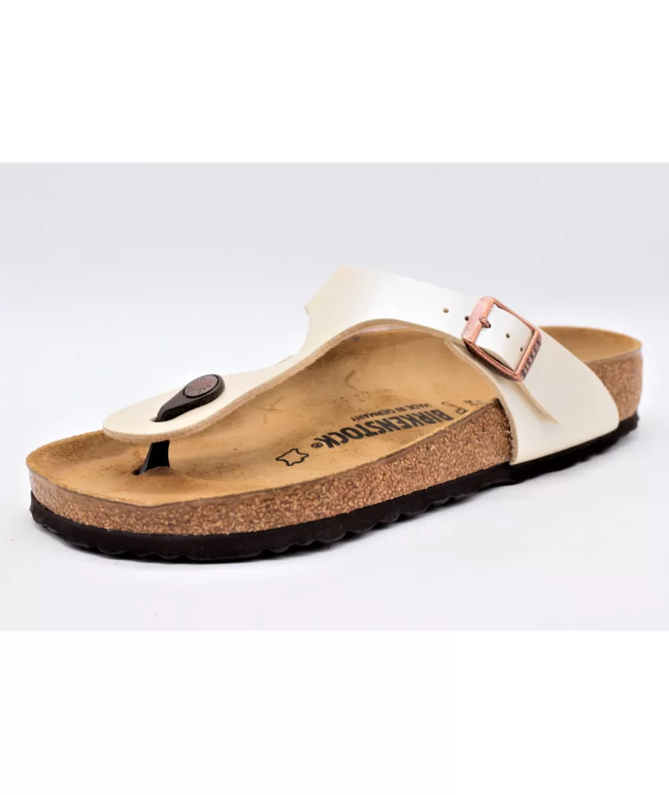 Gizeh Birko Graceful Pearl White | birkenstock Flash Sale