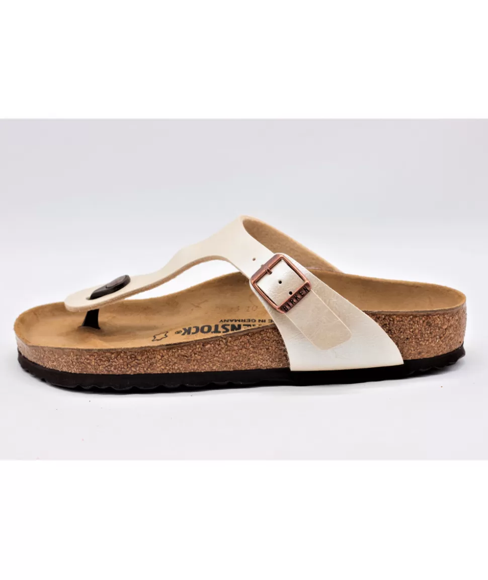 Gizeh Birko Graceful Pearl White | birkenstock Flash Sale