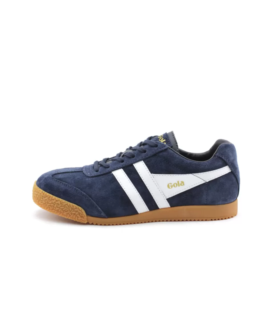 Harrier Suede Navy White | gola Online