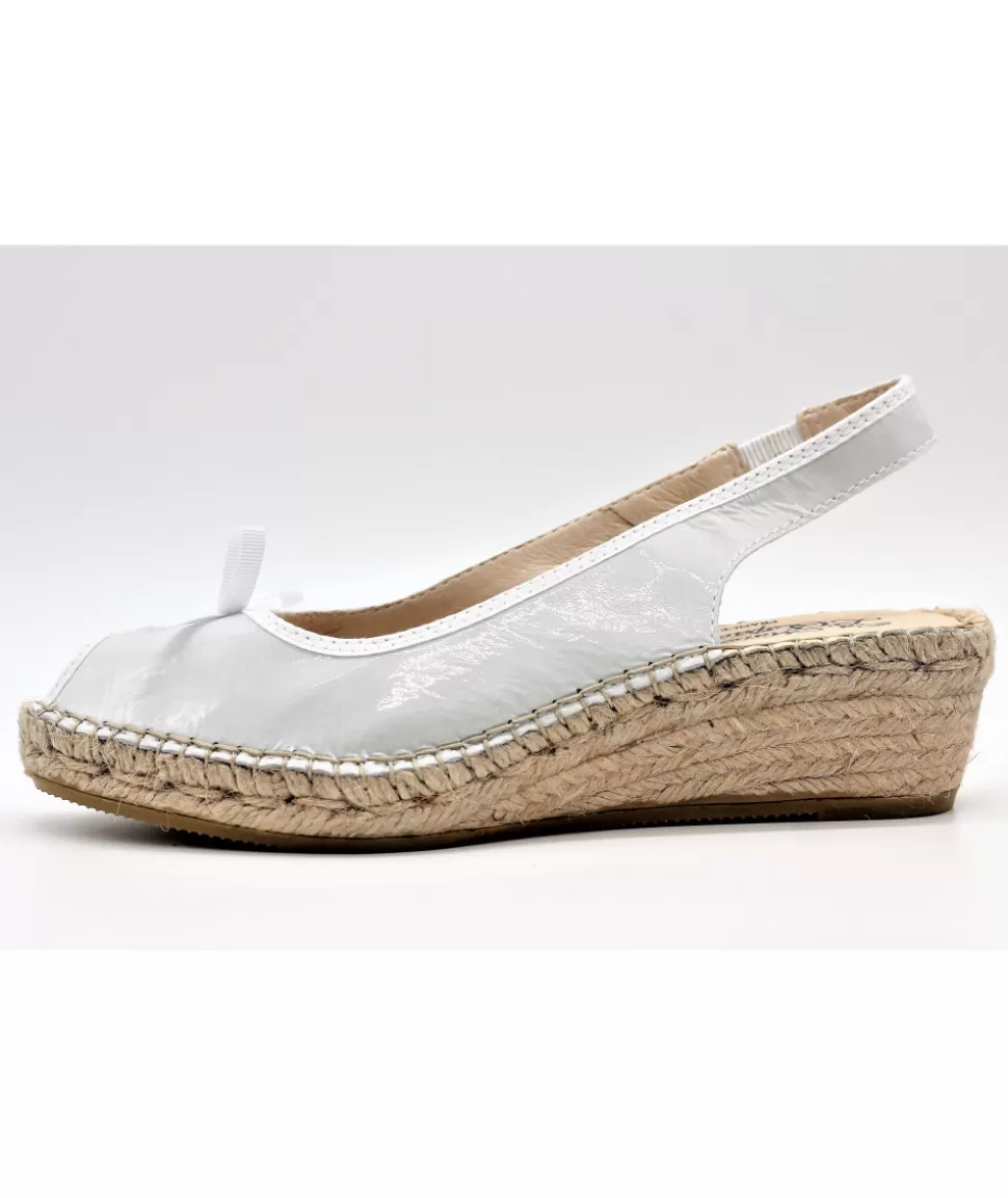 905 Talon Bas Vernis | la maison de l'espadrille Store